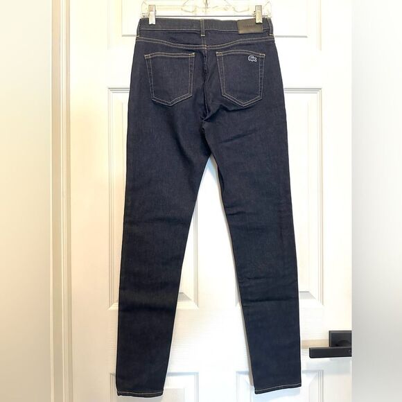 Lacoste Dark Blue Slim Fit Jeans - Picture 2 of 9